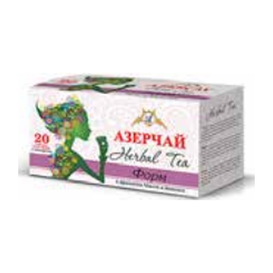 Azerçay FORM Herbal Tea Mango and Pineapple flavored Tea bag